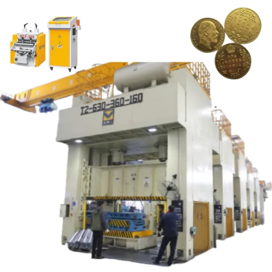 High Productivity Mechanical Power Press Coin Punching Machine for Metal
