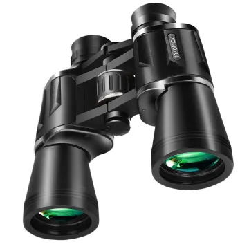 10x50 Porro Prism Binoculars for Long Range Low Light Night Vision Hunting