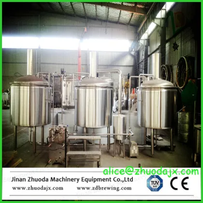 500L pilot brewing equipment