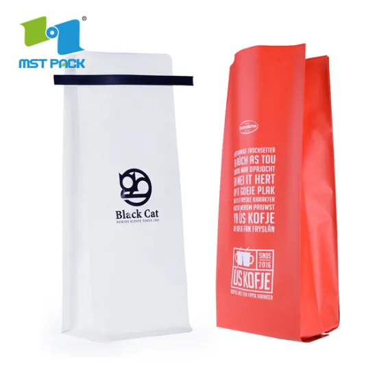 Eco-Friendly Coffee Bags Tin Tie Custom Printing Packaging