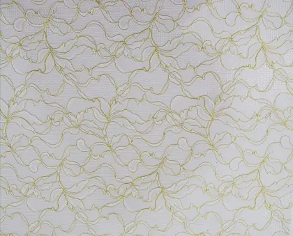 Nylon Metallic Flower Lace Fabric