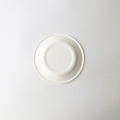 7 inch rimpel bagasse -plaat φ181 mm