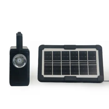 Affordable Outdoor Camping Bluetooth Radio and Solar Energy Lighting Kit