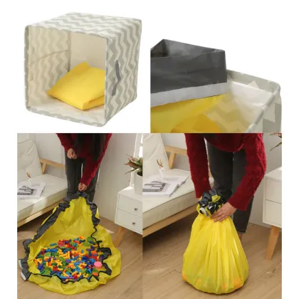 Kids Playroom Storage: Toy Bins, Mat Organizers, and Lego Storage Mats with Drawstrings