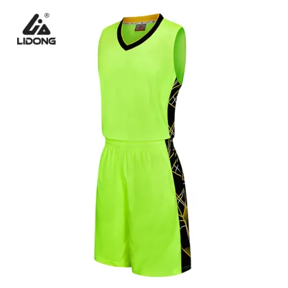 Custom school men basketball uniform design wholesale