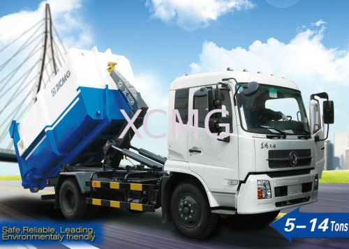 Sanitation Truck, 6tons Garbage Trucks Xzj5121zxx For Loading, Unloading, And Transport Street Garbage