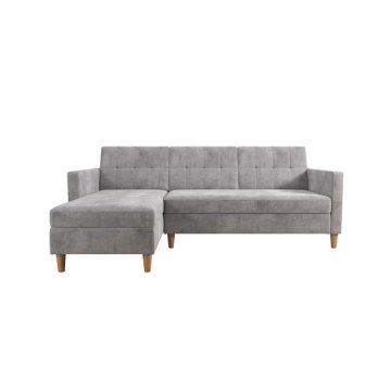 Практическое и стильное Chenille Faux Leathere Topholstery Storage Sectional Futon: ваше решение для комфорта «все в одном»