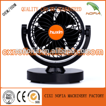 2017 newest 12 volt car fan 6 inch half guard in 30 strips protable auto car fan