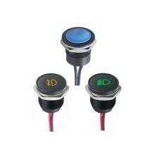 16mm chiếu sáng IP68 kim loại chuyển đổi pushbutton