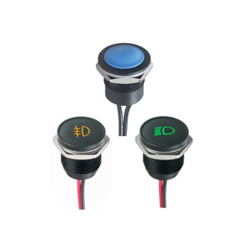 16mm Iluminated IP68 Metal PushButton Switch