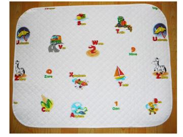 fashion plastic baby waterproof mat