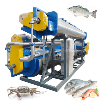 Pescuote pasto in polvere Linea di produzione in polvere e gamberetti asciugatrice in polvere macchina