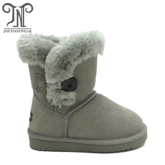 Cheap Suede Kids Girls Short Boots for Winter