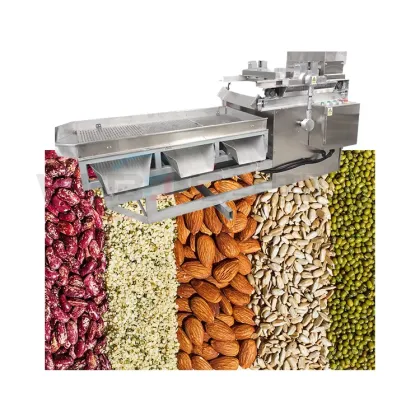 Nut Chopping Machine: Straight Knife for Pecans, Macadamias, Peanuts, Hazelnuts, Cashews, and Almonds