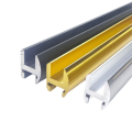 Shower room sliding door track Aluminum H channel