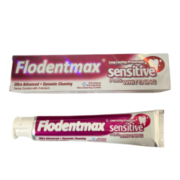 FloDentmax empfindlicher Weißmuldelpflege Zahnpasta