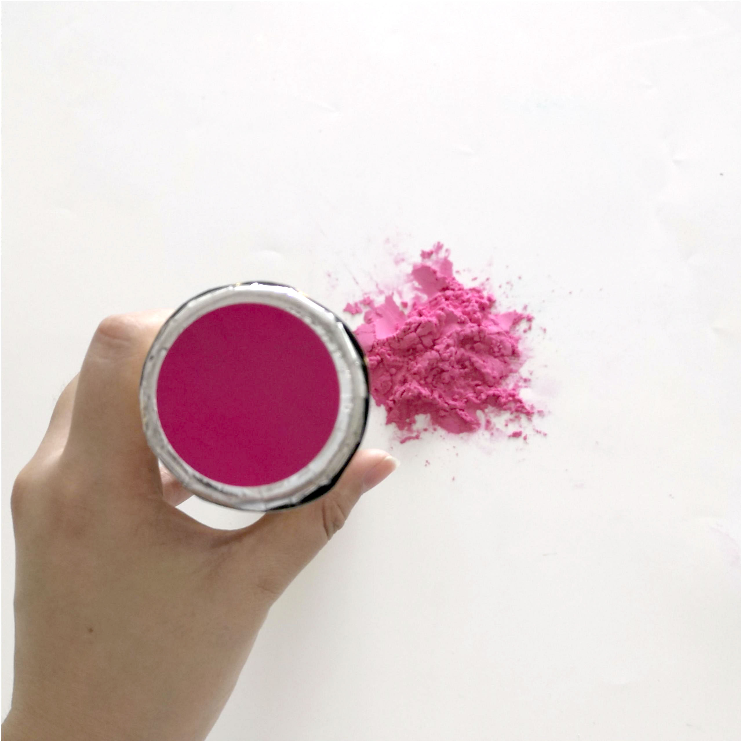 Biologisch abbaubares Holi -Pulverblau -Rosa -Konfetti