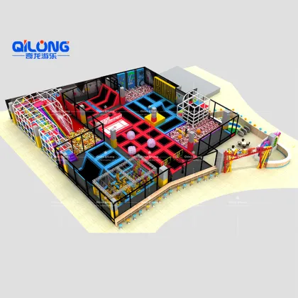 Guangdong Project: Commercial Bungee Jump Trampoline Park
