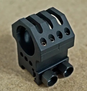 Custom optical equipment parts anodized aluminum scope mount ring