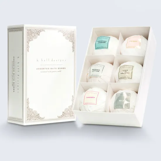 Eco friendly Cardboard CBD Bath Bomb subscription Box