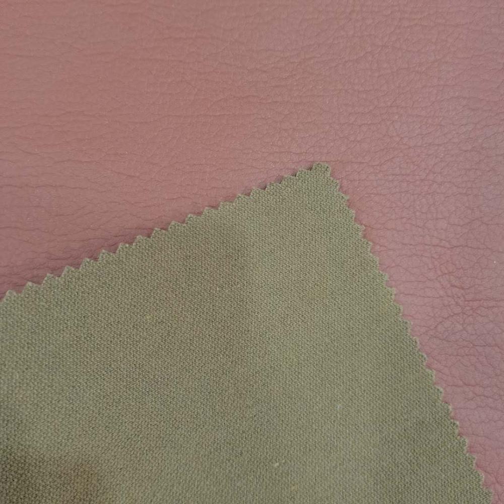 Pu Leather With Woven Backing 2