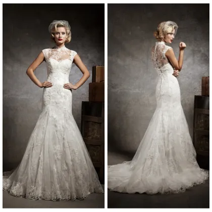 chinese ladies cap sleeve a line dress wedding 2015