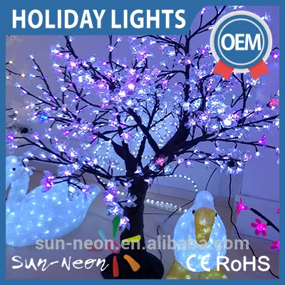 Warm White Led Cherry Tree Outdoor Led Tree Lights