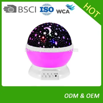 2017 Amazon hot sale night light projector