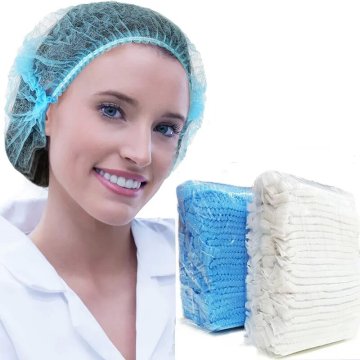 Wholesale Blue and White Single Non-Pleated Elastic Dust Caps