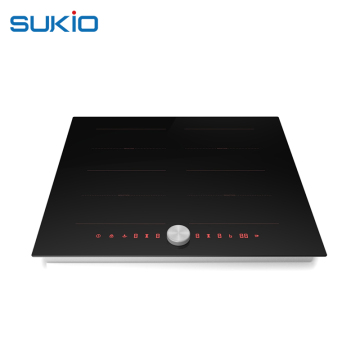 Magnetic Base Glass Top Four Built-In Induction Hob