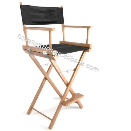 Standard include a branded tall director chair