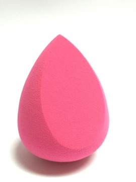 Latex free Hot pink angled cut teardrop sponge
