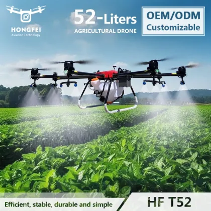 52L 8-Axis Easy Operation RC Smart Agricultural Powerful Agro Plant Protection Pesticide Spraying Drone