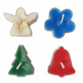 Flower shape plastic up for candle