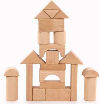 Multipurpose Professional Kids Wooden House Toy Bricks Building Blocks: Constructive Learning Tools for Toddlers and Preschoolers