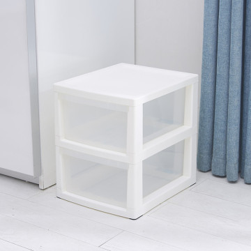 Plastic 2 Drawer Unit