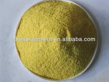 poly aluminium chloride PAC polymer 28% 30% yellow color