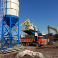 YHZS75 mobile concrete batching plant in Myanmar price