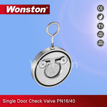 Single Door Wafer Type Stainless Steel Check Valve