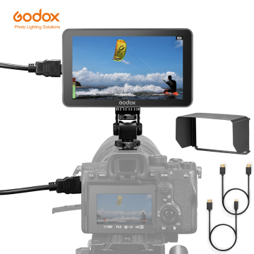 Godox GM6S 5,5 pollici 4K Ultra Bright Touch Screen IPS FHD Camera Field Monitor