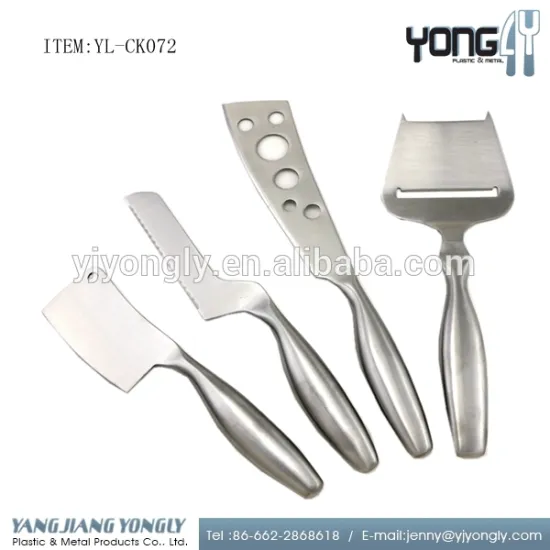 Muli purpose Set of 4pcs Stainless Steel cheese knife