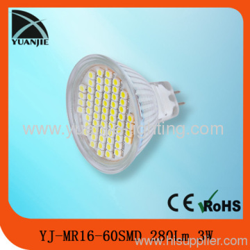 3w Led Manufacturer Mr16 Glass Smd Led Lamps 