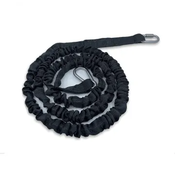 Marine Grade Bungee Line - Elastic Anchoring Rope with Snap Hook