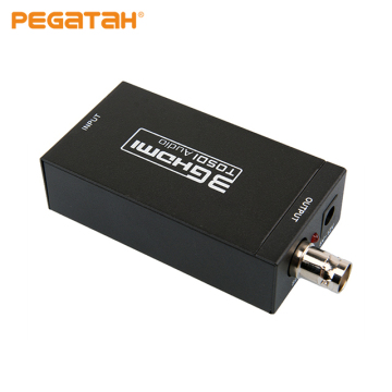 1080P Mini 3G-SDI BNC Video Converter: HD SDI to BNC Video and Audio Adapter for CCTV