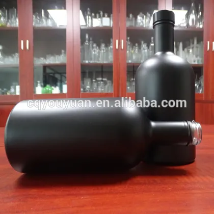 Round Crystal Vodka Absolut 750 ML Bottle Absolute Glass Bottle For Vodka