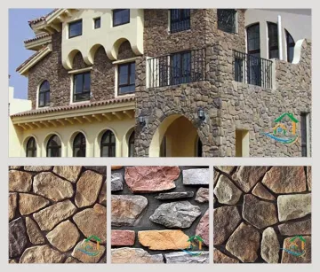 Unique stone waterproof wall covering
