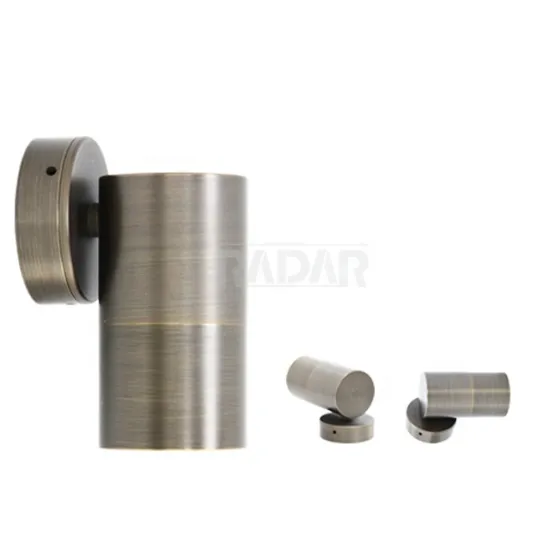 Antique Bronze MR16 LED Outdoor Wall Lamp for 12V Landscape Up Lighting