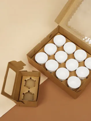 Cupcakes Box Packaging Cake Custom Birthday With Inserts