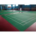 Piso esportivo de badminton interno para textura de areia de cristal de nível de evento BWF aprovado