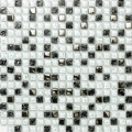 Ice cracked effect glass mosaic